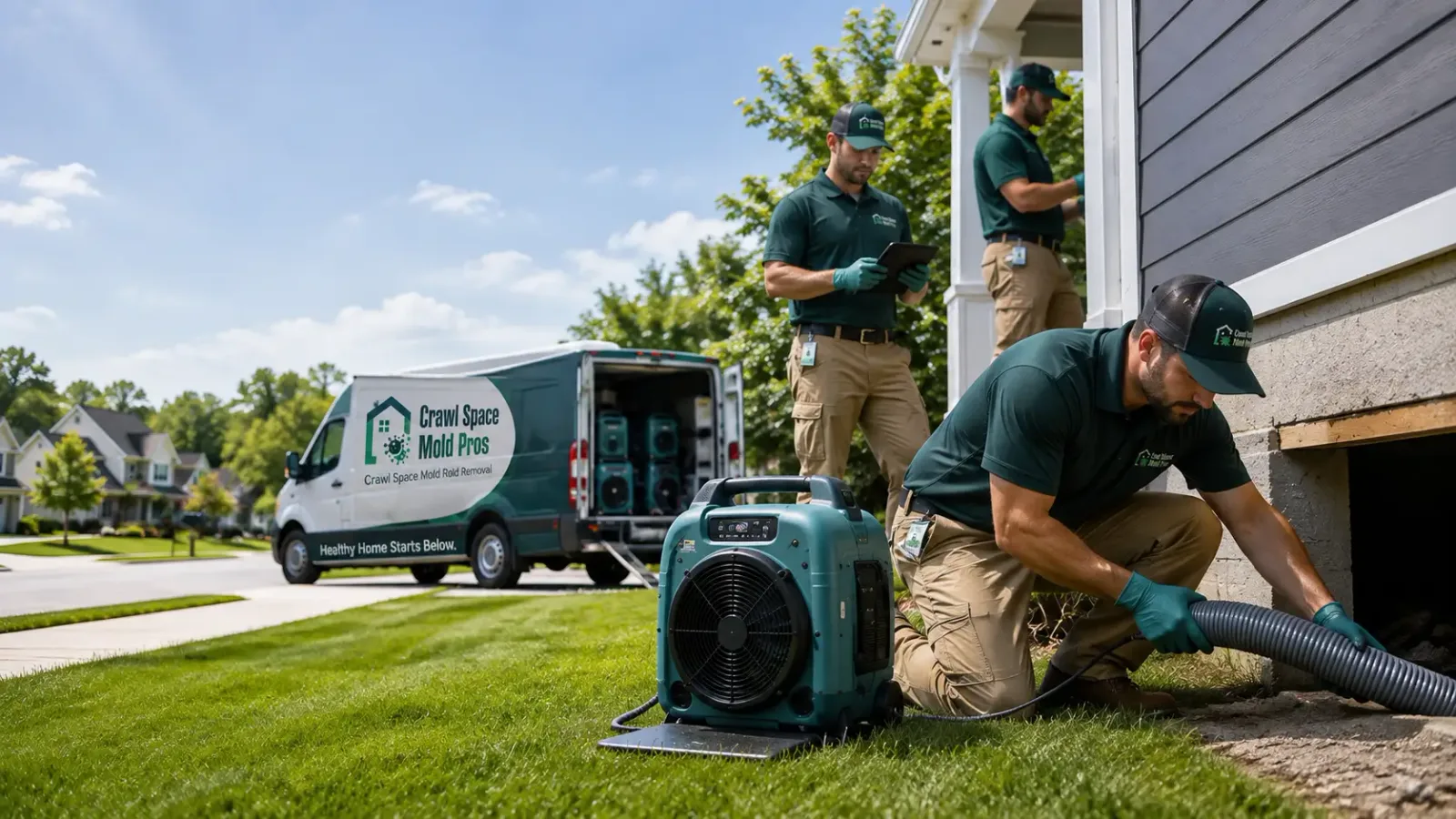 Crawl Space Mold Removal in Canton, MN
